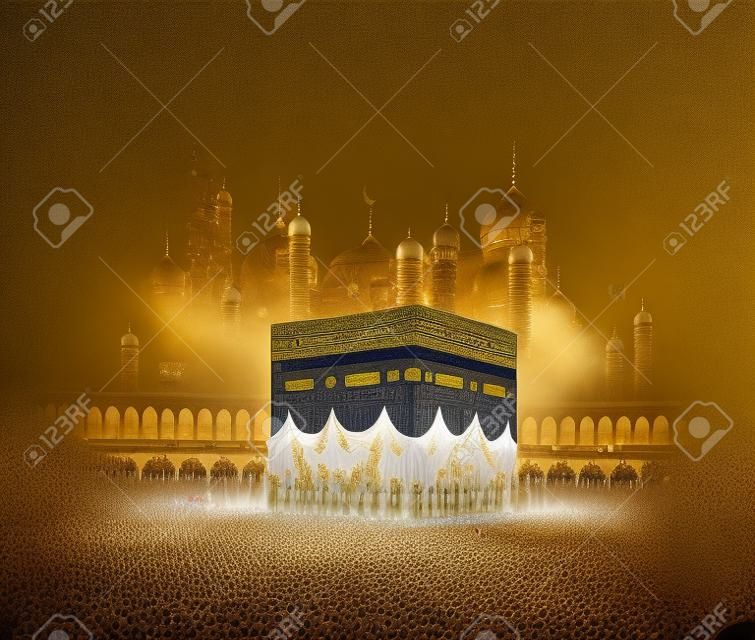 Święty Kaaba w Mekce