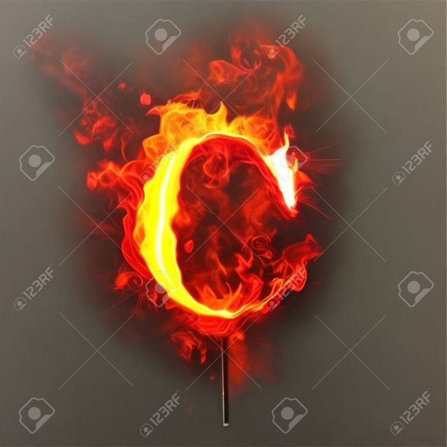 火漩涡字母C