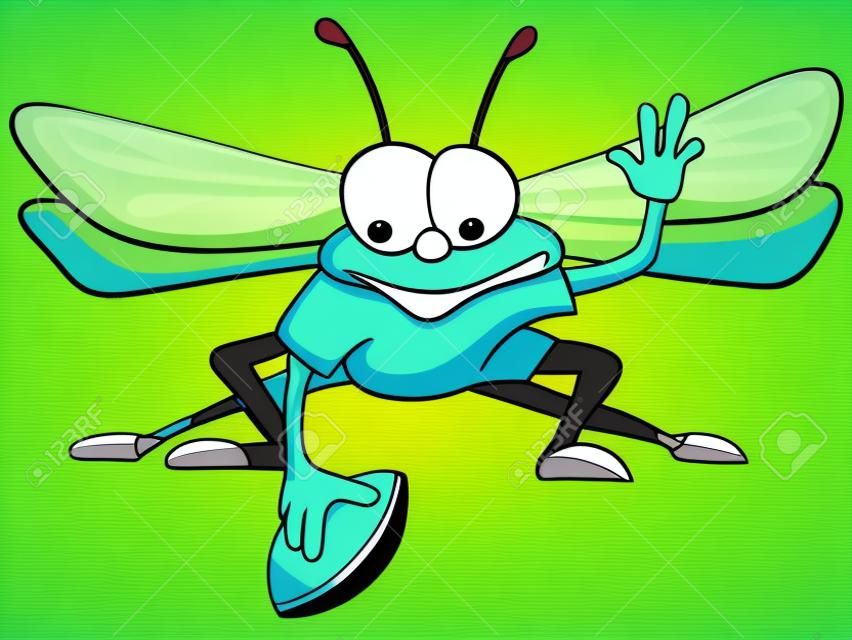 Cartoon Character Fly