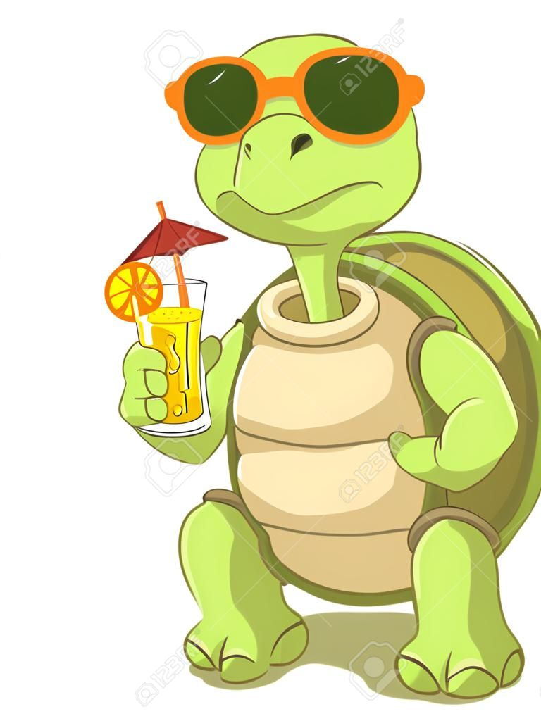 Забавный коктейль питьевой Turtle