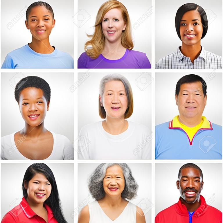Portraits of Diverse People