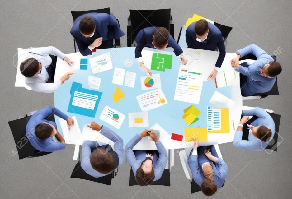 Meeting Communication Planning Business People Konzept