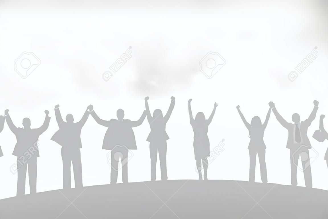 Business People Celebration Success Happiness Concept