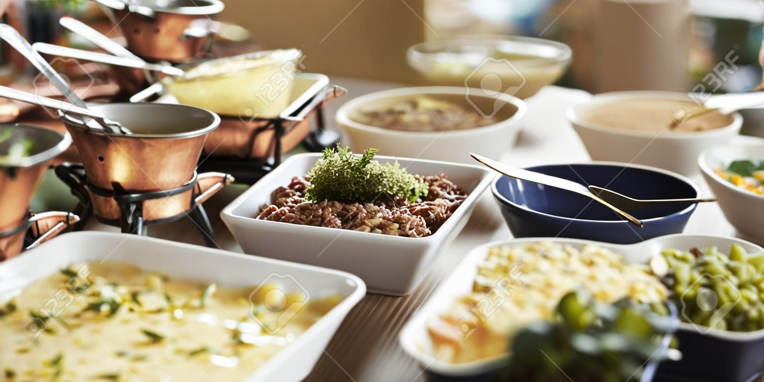 Nourriture Buffet Traiteur Repas Partage manger Party Concept