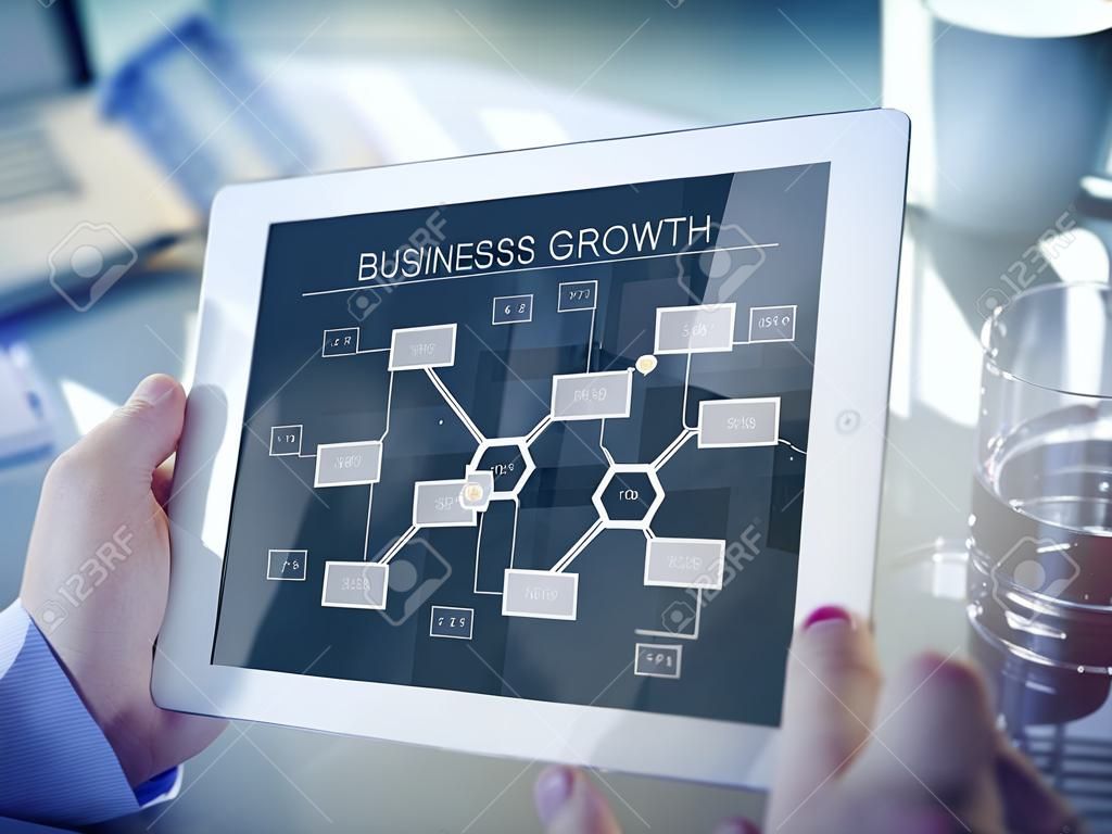 Business Growth Achievement Analytics Strategy Concept