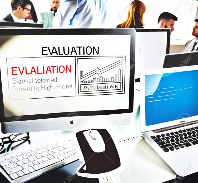 Business Evaluation Decision Estimate Strategy Concept