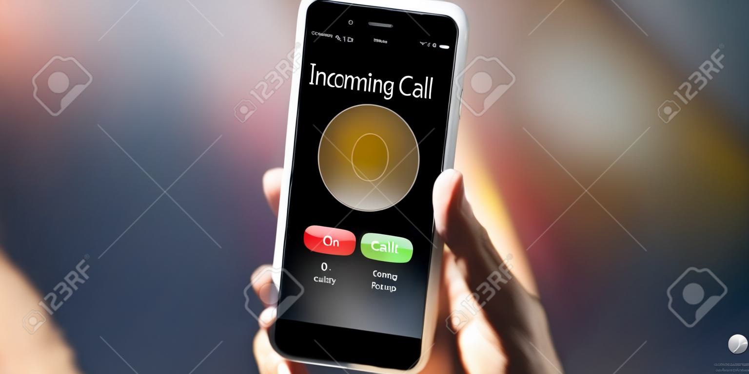 Incoming Call Communication Connect Concept