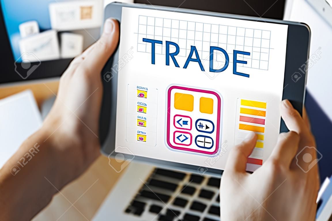 Сохранение Trade Commerce Концепция счета