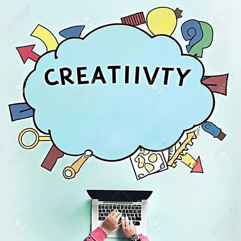 Creativity Ideas Design Thought Bubble Icon Concept
