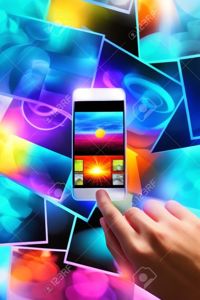 Photography Picture Imagination Mobile Phone Music Streaming Concept