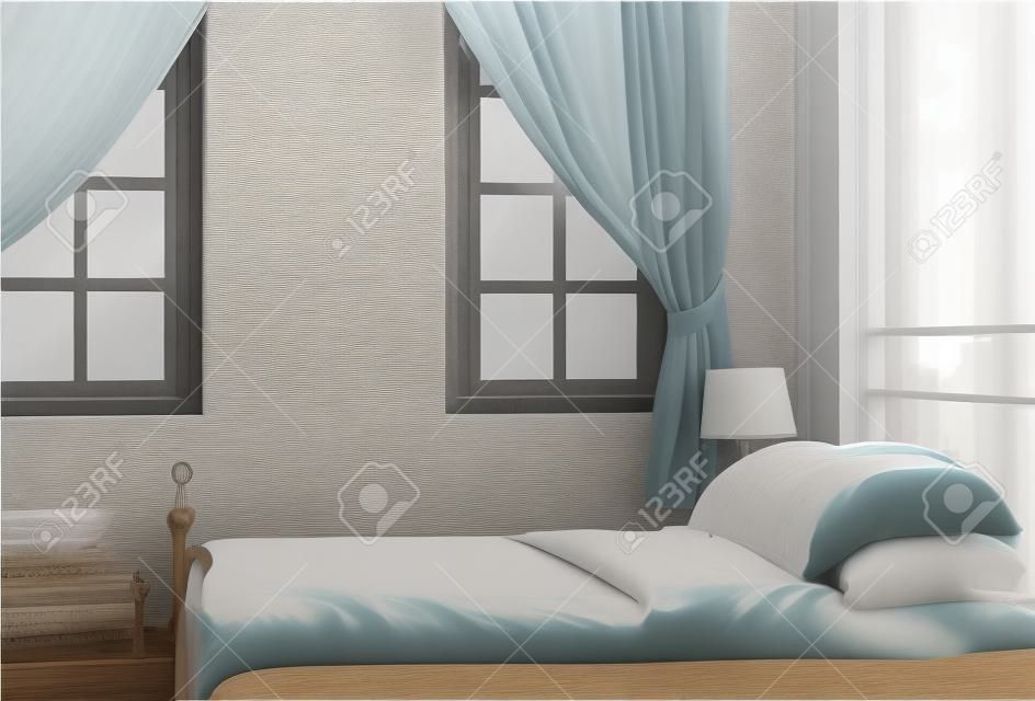 Concept de couverture confortable Living Living de chambre à coucher