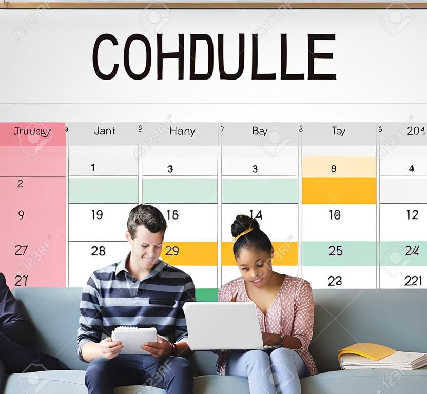 Planner Calendar Schedule concetto data