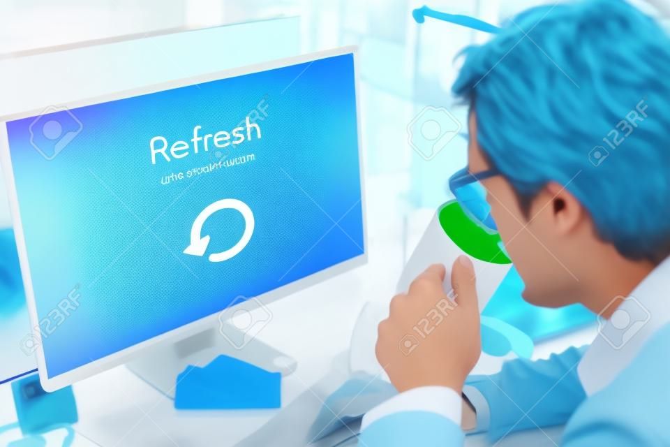Refresh Update Upgrade New Version Concept