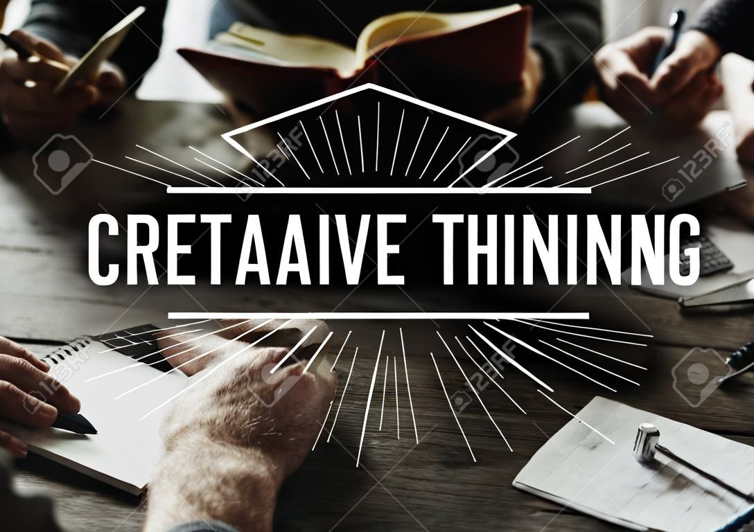 Creative Thinking Brainstorm Word Phrase