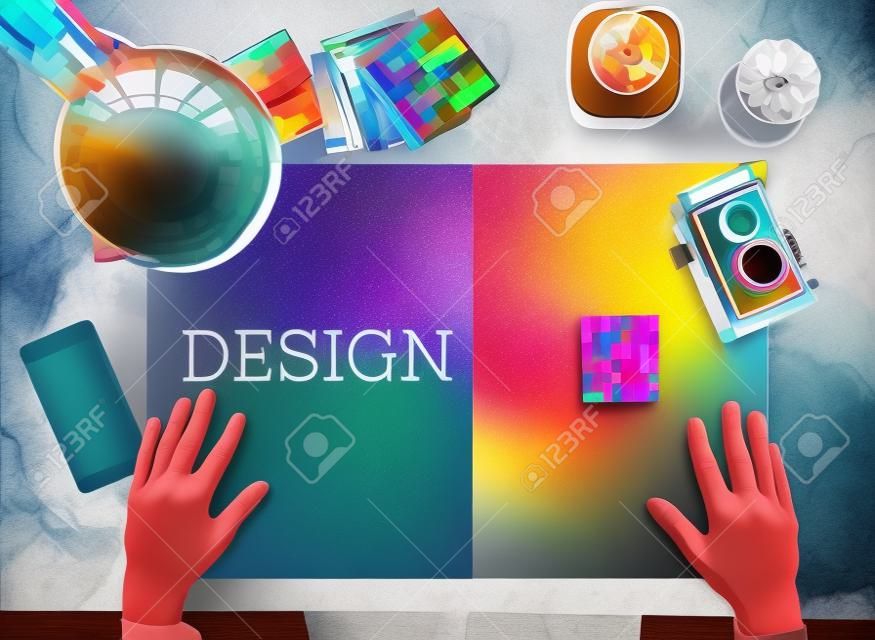 Art Design Creative Colorful Graphic