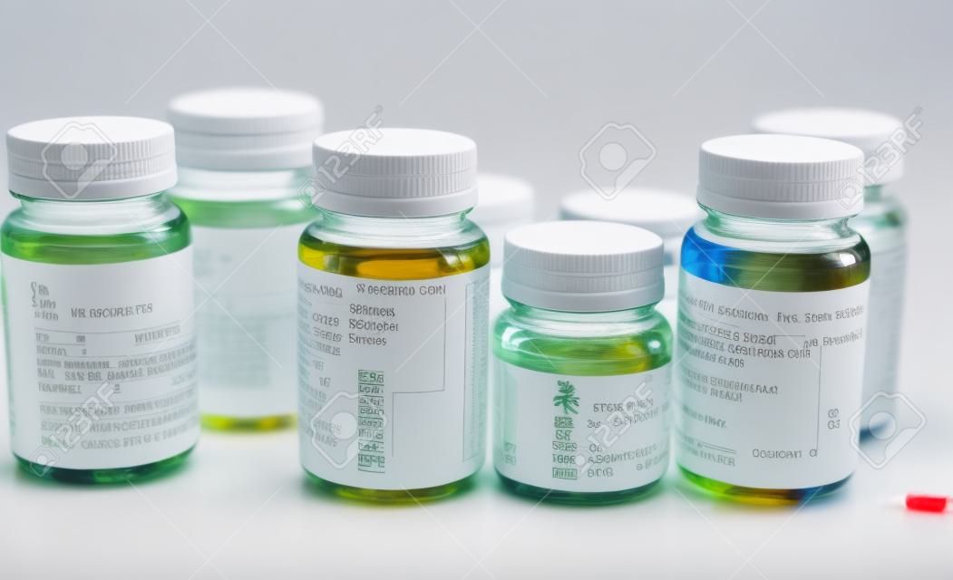 Bottles of medications