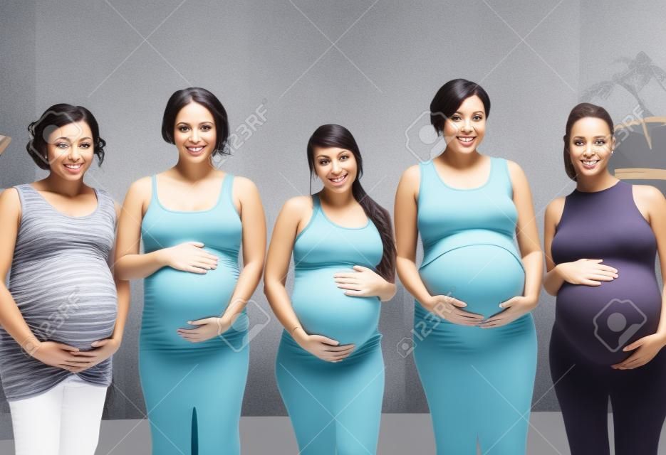 Schwangere in einer Klasse