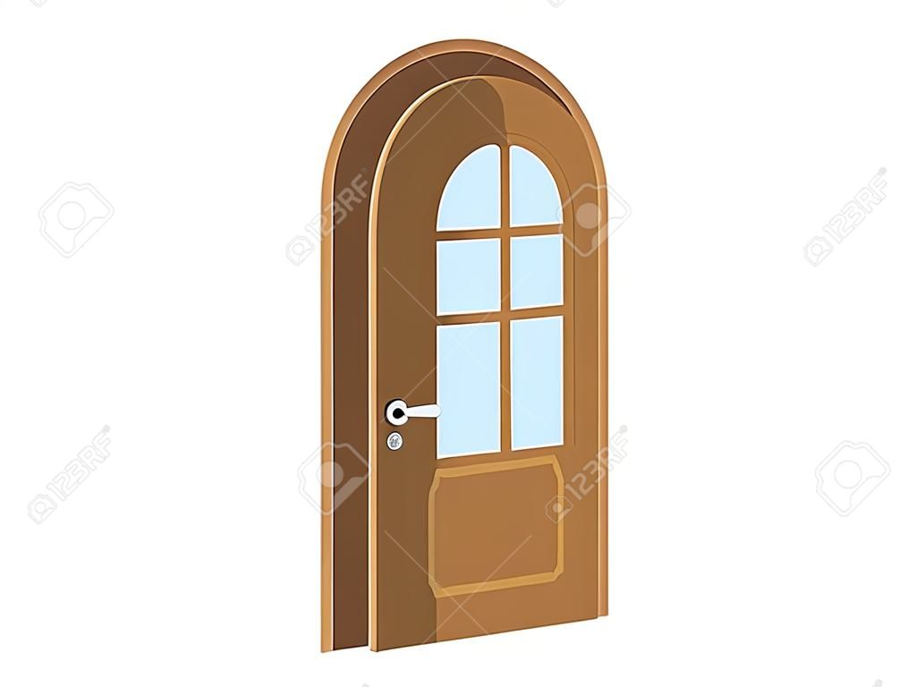 Illustratie van een open deur