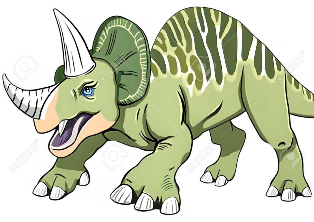 Трицератопса динозавров