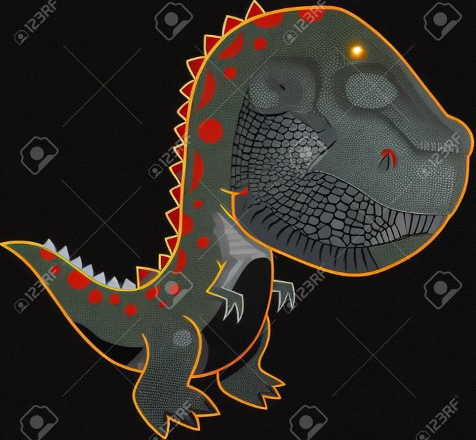 Tyrannosaurus Rex Dinosaurio Ilustraciones vectoriales