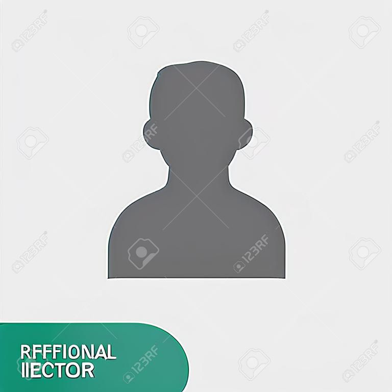 Icona di uomo silhouette testa