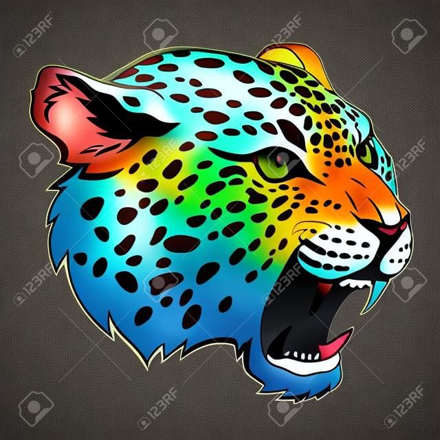 Stilisierte jaguar