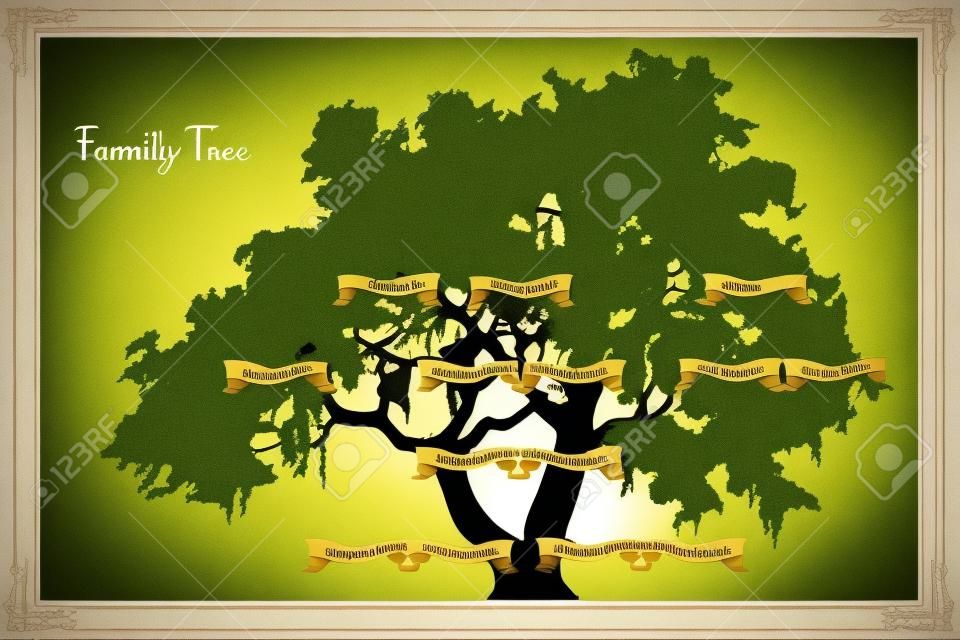 Шаблон Семейное дерево