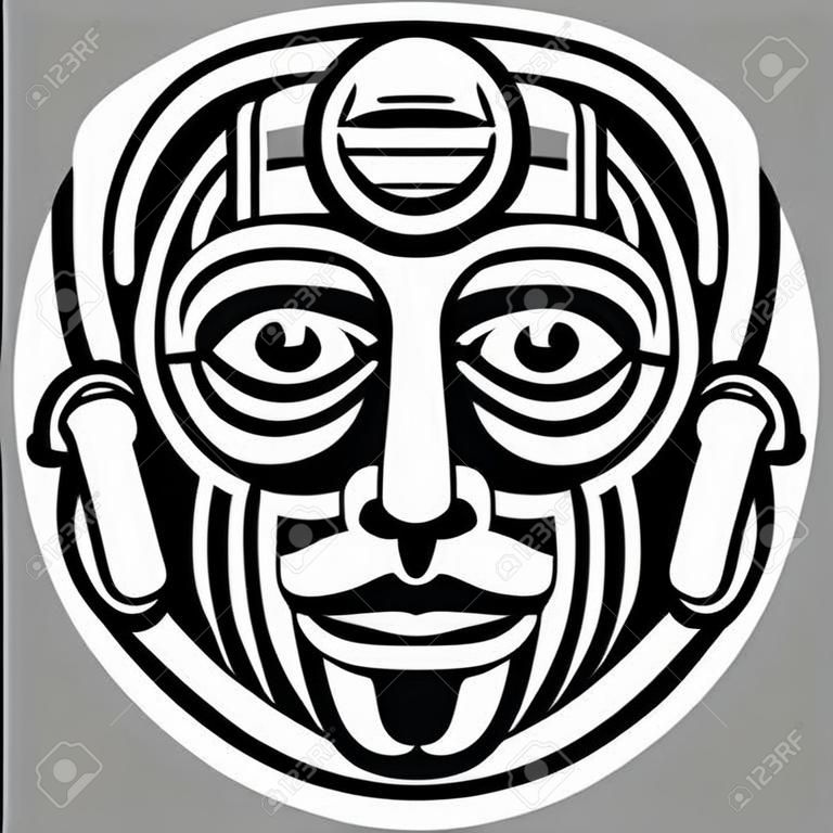 Aztec face mask