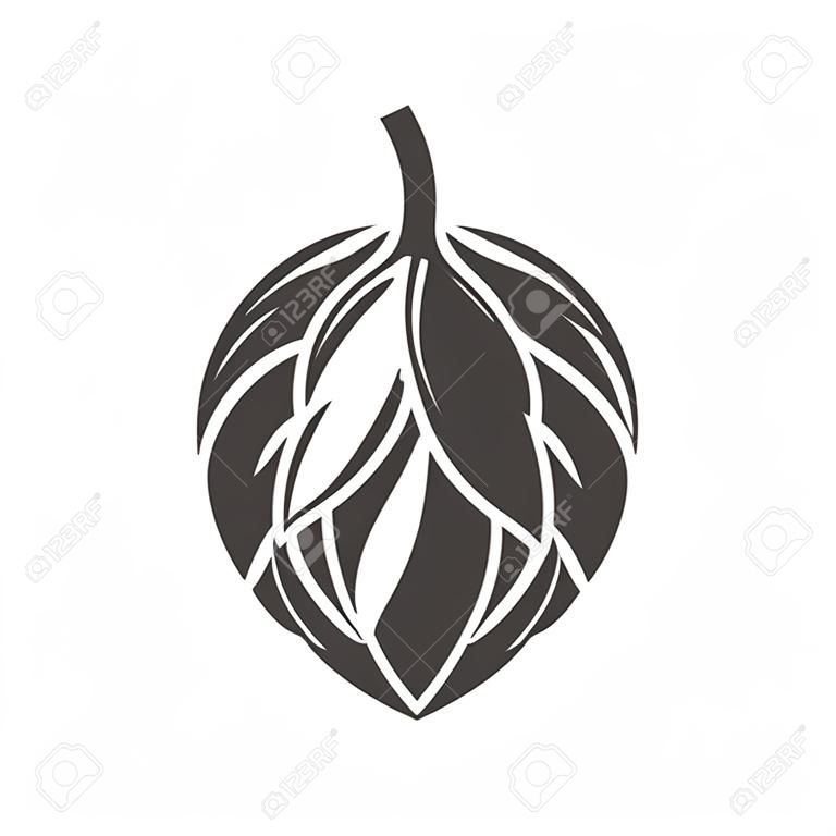 Hop emblema etiqueta logotipo de la etiqueta.
