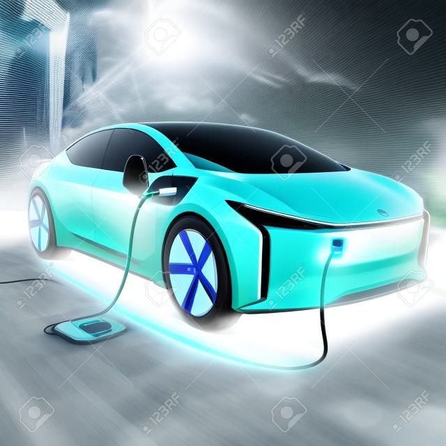 Charging Electric Vehicle: Eco-friendly Transportation Generative AI