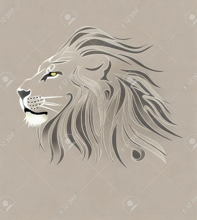 部族のライオン