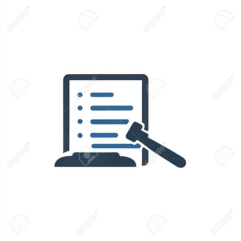Attractive and Faithfully Designed Law Icon