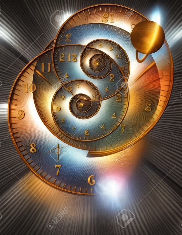 Relojes de espiral y espacio tiempo