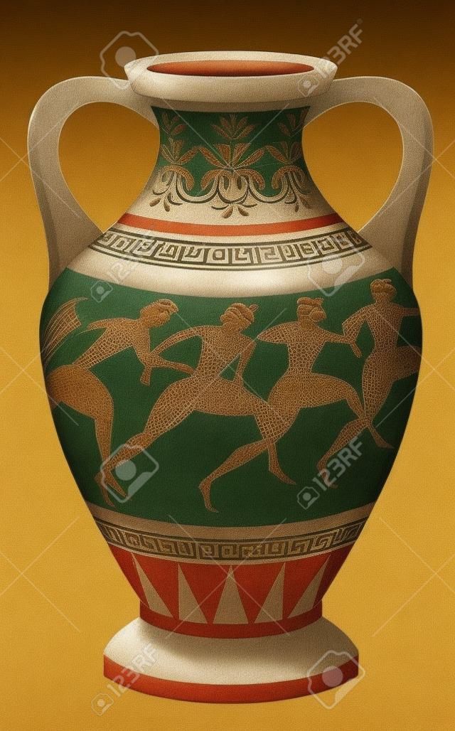 Vaso greco antico.