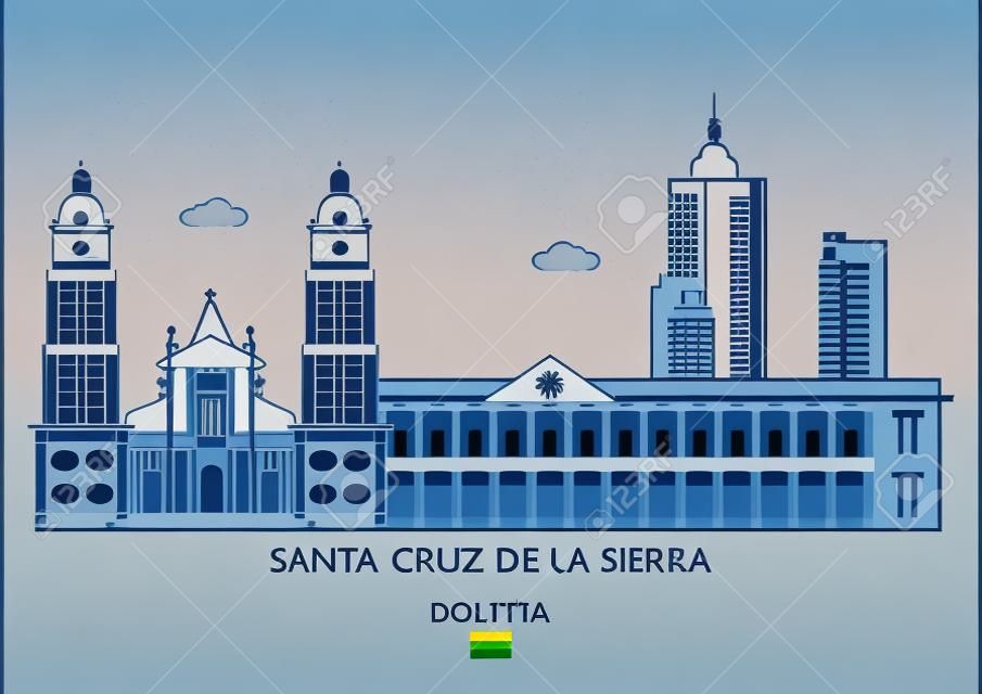 Santa Cruz De La Sierra Linear City Skyline, Bolivia