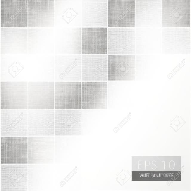 Textura blanca de la pared geométrica. fondo del vector