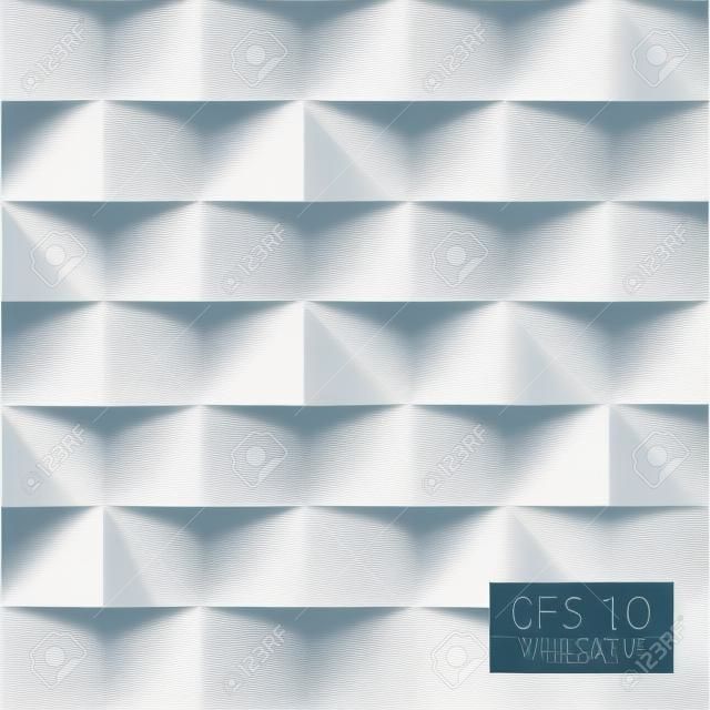 Textura blanca de la pared geométrica. fondo del vector