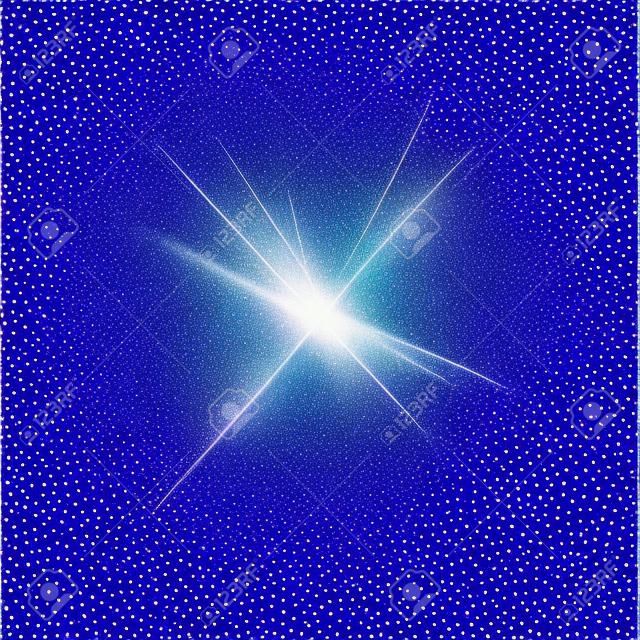 Vector diamond glitter éclaboussure. particules légères étoiles étincelles. Twinkling étincelles lumières. Arrière-plan transparent.