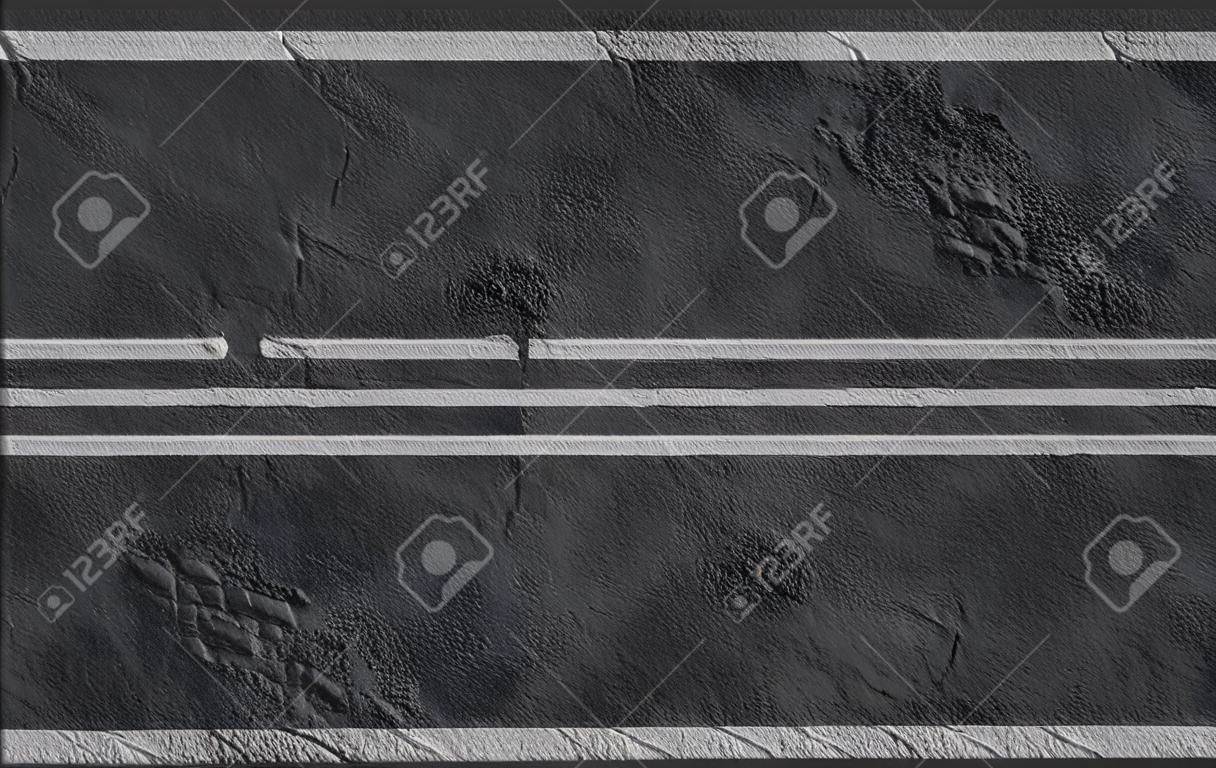 Белый Stripess на асфальтированной дороге текстуру фона