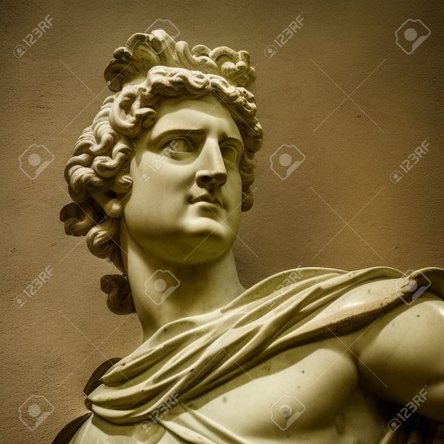 Apollo Belvedere-Statue. Detail Vatikan Museum