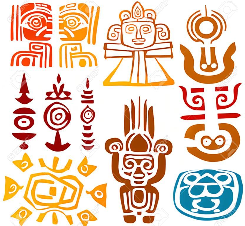Maya-Symbole Set