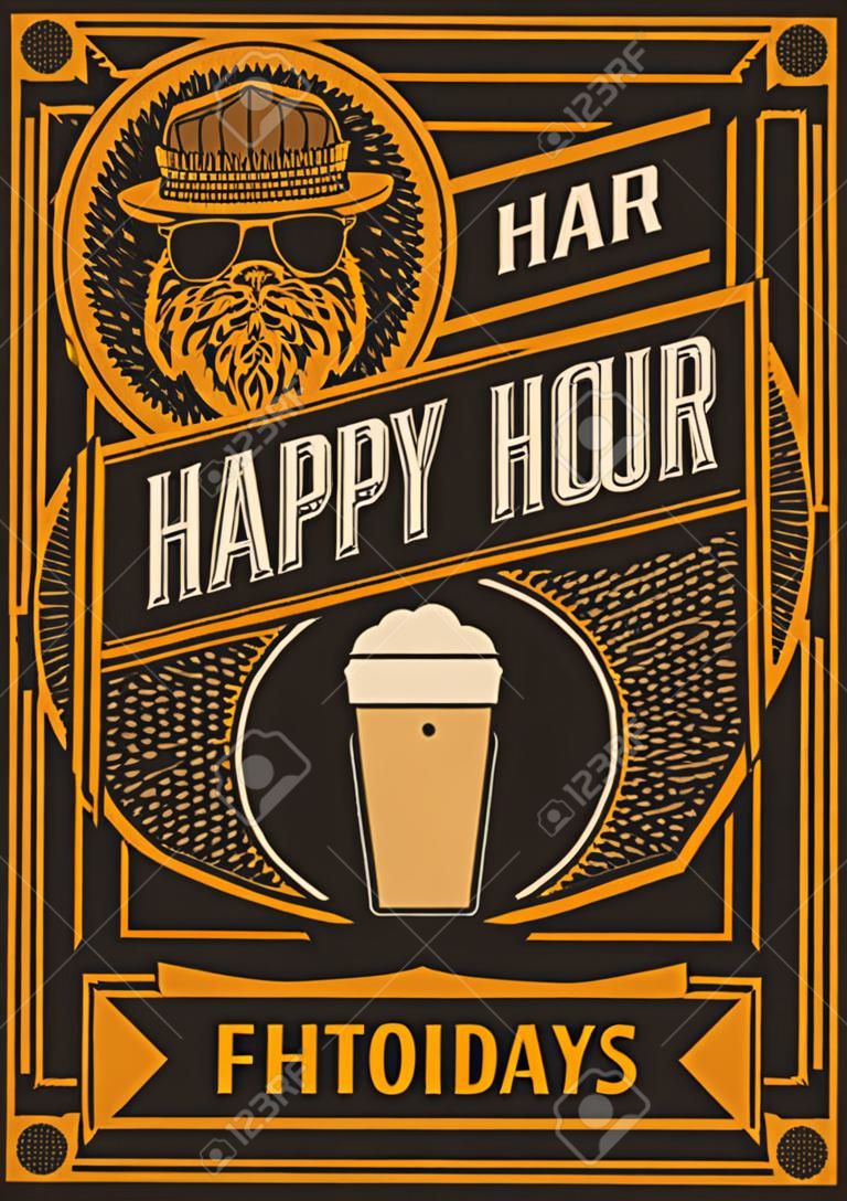 poster dell'happy hour