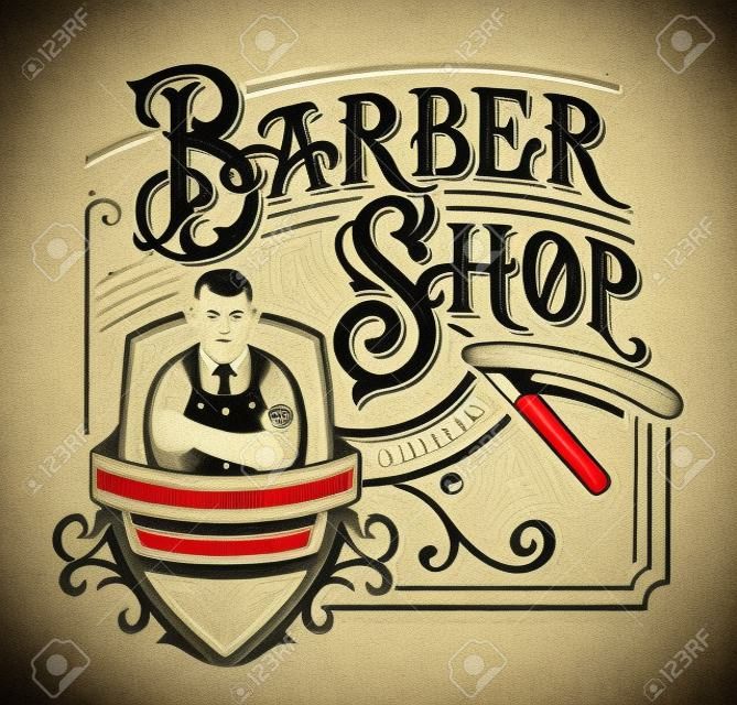 Vintage Barbershop logo