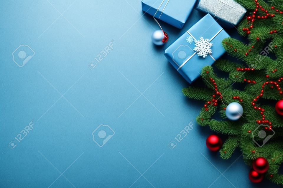 Sfondo di Natale con decorazioni
