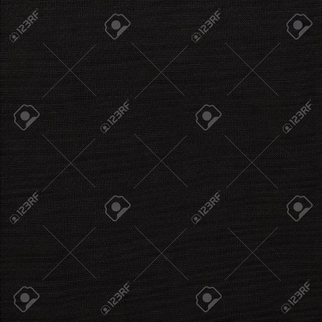 黒の背景麻織物テクスチャ パターン