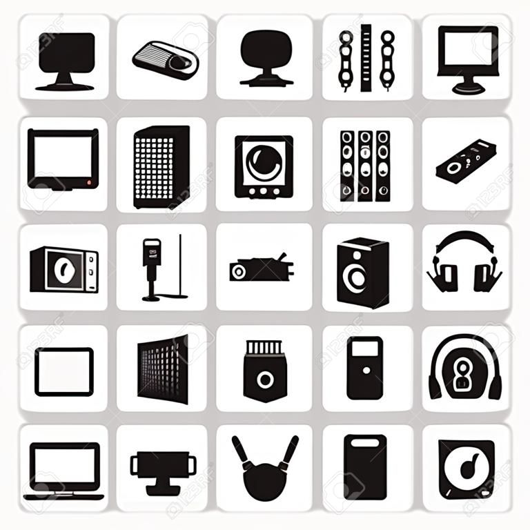 pictogrammen voor elektronische apparaten