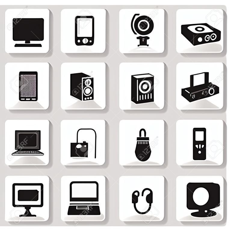 pictogrammen voor elektronische apparaten