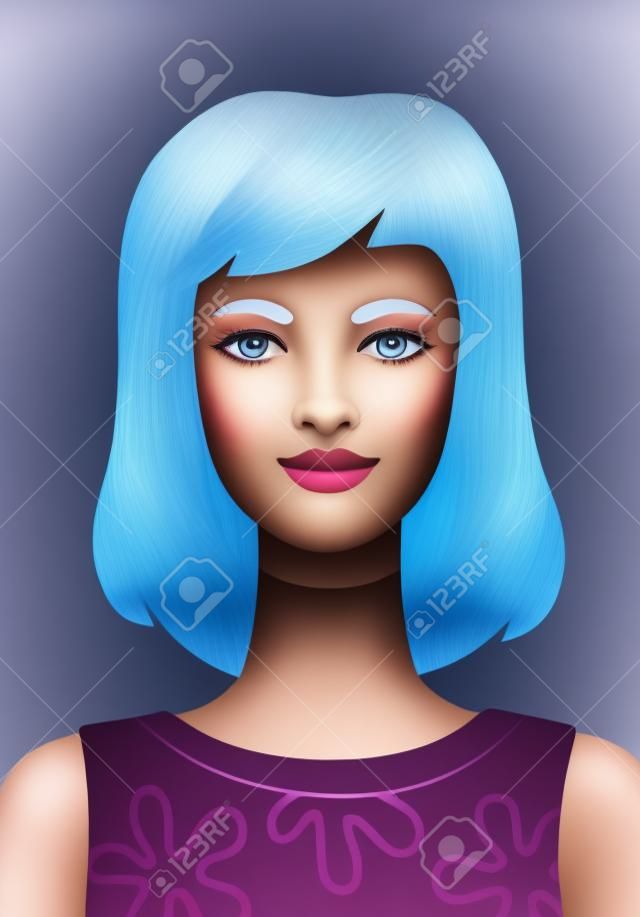 Avatar modelka piękna młoda dziewczyna