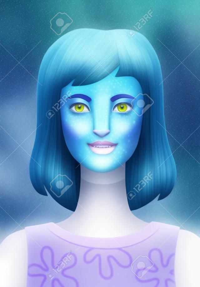 Avatar modelka piękna młoda dziewczyna