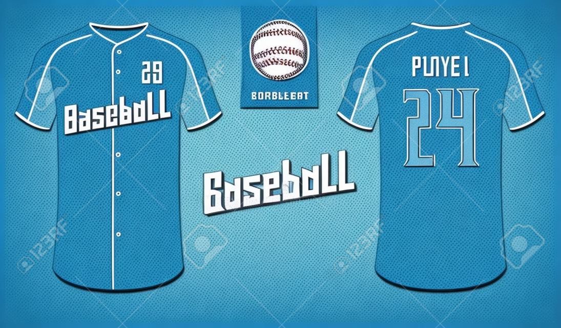 Baseball jersey or raglan t-shirt sport template Vector Image
